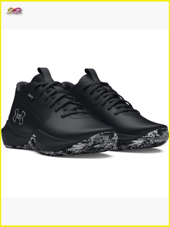 Basketball Shoes Lightweight Mesh Mid Top with Leather Overlays Lace Up main image 4